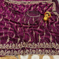 Premium Space Silk Gold Beads Partywear Saree