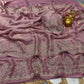Premium Space Silk Jarkan Diamond Work Saree