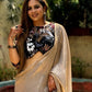 Premium Space Silk Saree with Designer Beads Work Blouse