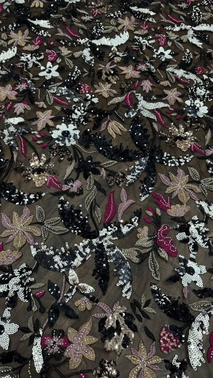 Premium Space Silk Saree with Designer Beads Work Blouse