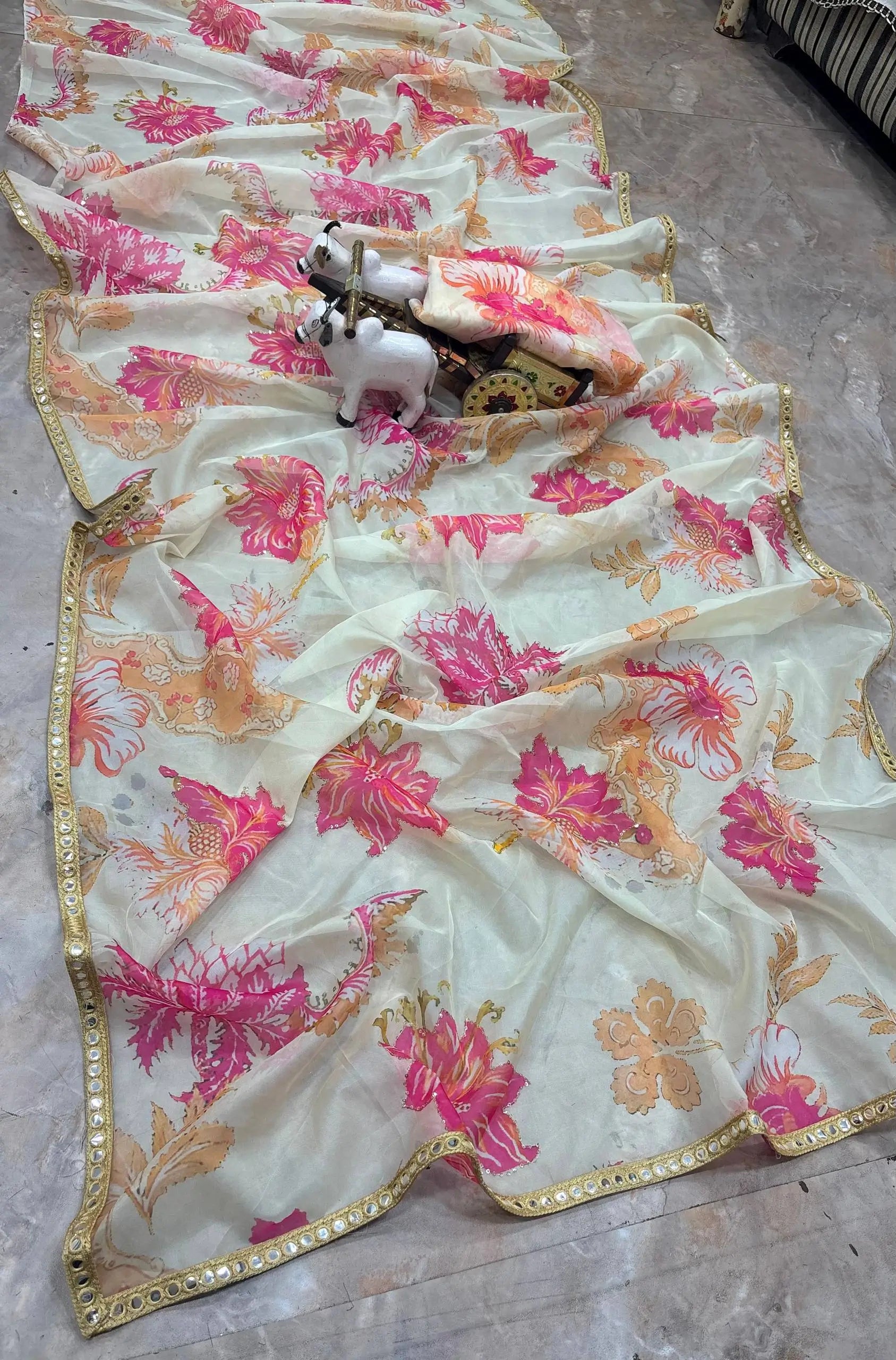 Premium Tabby Silk Sequin Saree for Festive and Party Wear