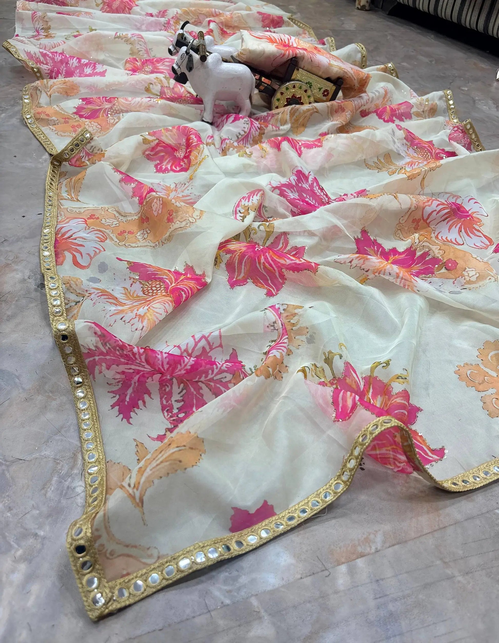 Premium Tabby Silk Sequin Saree for Festive and Party Wear