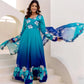 Premium Tebby Organza Embroidered Gown Set with Dupatta
