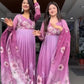 Premium Tebby Organza Embroidered Gown Set with Dupatta