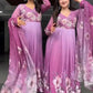 Premium Tebby Organza Embroidered Gown Set with Dupatta
