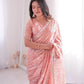 Premium Two Tone Silk Saree with Beads Work for Festive and Wedding Wear