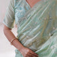 Premium Two Tone Silk Saree with Beads Work for Festive and Wedding Wear