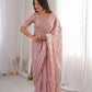 Premium Two Tone Silk Saree with Beads Work for Festive and Wedding Wear