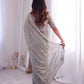 Premium Two Tone Silk Saree with Beads Work for Festive and Wedding Wear