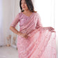 Premium Two Tone Silk Saree with Beads Work for Festive and Wedding Wear