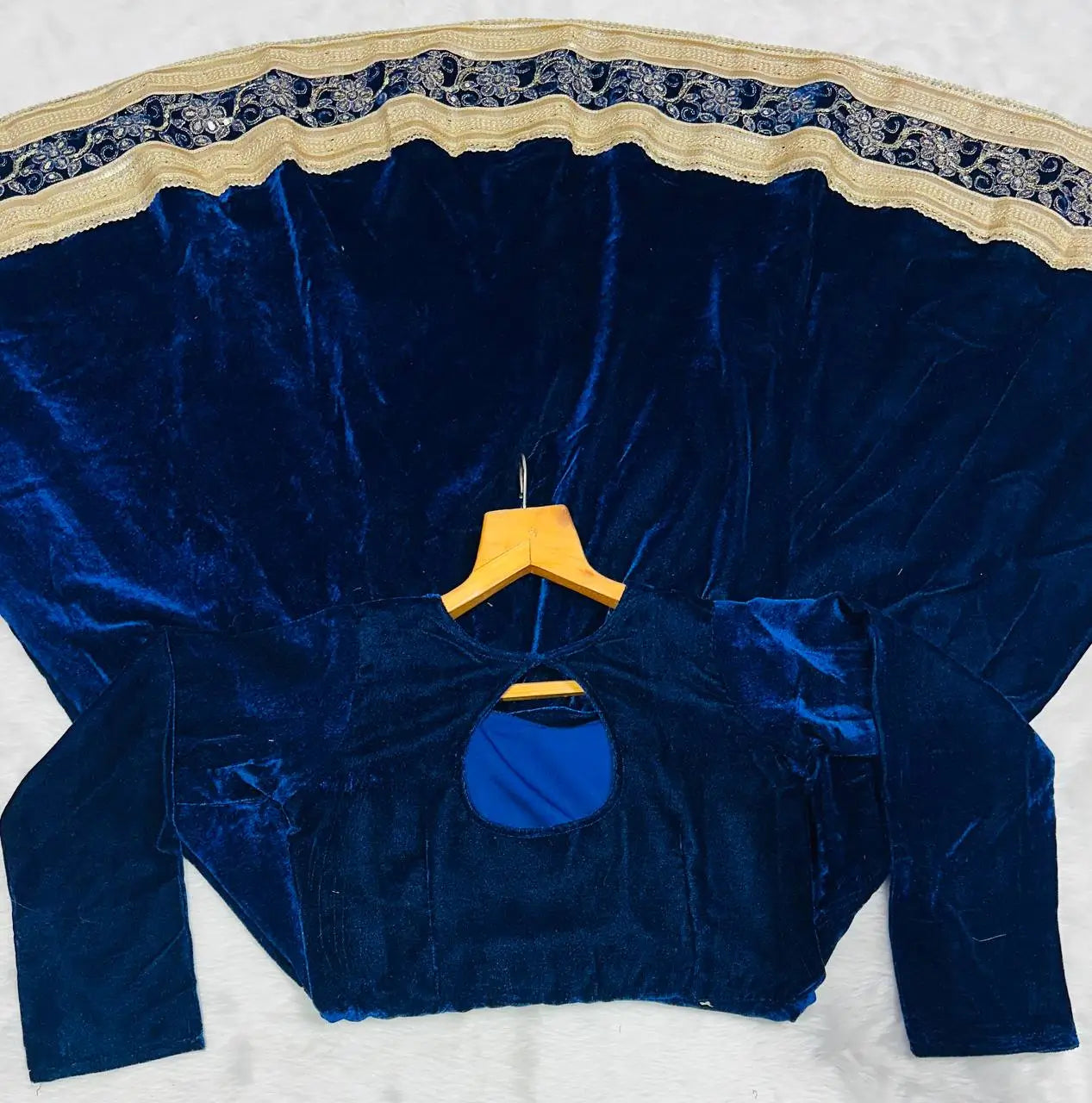 Premium Velvet Embroidered Suit Set