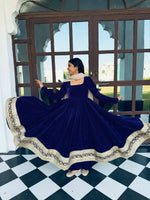 Premium Velvet Embroidered Suit Set