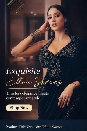 Premium Velvet Embroidered Wedding Saree with Blouse