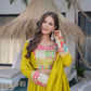 Premium Vichitra Silk Lehenga Choli with Dupatta – Fully Stitched