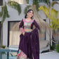 Premium Vichitra Silk Lehenga Choli with Dupatta – Fully Stitched