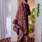 Premium Viscose Silk Embroidered Kurti Set with Pant & Chanderi Silk Dupatta – Stitched 3-Piece Suit