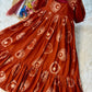 Printed Cotton Maxi Dress with Tiered Flair for Summer and Casual Wear