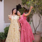 Printed Cotton Maxi Dress with Tiered Flair for Summer and Casual Wear