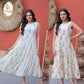 Printed Cotton Sleeveless Dress with Tiered Flair for Summer and Casual Wear