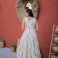 Printed Cotton Sleeveless Dress with Tiered Flair for Summer and Casual Wear