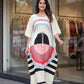 Printed Long Kaftan Dress for Casual and Lounge Wear