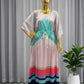 Printed Long Kaftan Dress for Casual and Lounge Wear