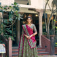 Printed Tasar Silk Lehenga Set for Festive and Wedding Occasions
