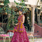 Printed Tasar Silk Lehenga Set for Festive and Wedding Occasions