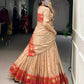 Pure Chanderi Zari Weaving Lehenga Set