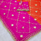 Pure Chiffon Gota Patti Saree with Designer Lace for Festive and Wedding Wear
