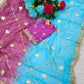 Pure Chiffon Gota Patti Saree with Designer Lace for Festive and Wedding Wear