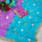 Pure Chiffon Gota Patti Saree with Designer Lace for Festive and Wedding Wear