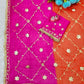 Pure Chiffon Gota Patti Saree with Designer Lace for Festive and Wedding Wear