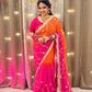 Pure Chiffon Gota Patti Saree with Designer Lace for Festive and Wedding Wear