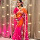 Pure Chiffon Gota Patti Saree with Designer Lace for Festive and Wedding Wear