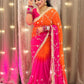 Pure Chiffon Gota Patti Saree with Designer Lace for Festive and Wedding Wear