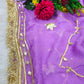 Pure Chiffon Gota Patti Saree with Designer Lace for Festive and Wedding Wear