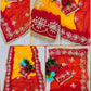 Pure Chiffon Kachhi Gota Patti Saree with Designer Lace for Festive and Wedding Wear