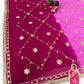 Pure Chiffon Saree with Gota Patti work and dual color for Festive Celebrations available in 4 colors