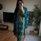 Pure Chinon Silk Embroidered Suit Set with Plazzo & Dupatta – Premium Festive & Party Wear