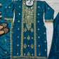Pure Chinon Silk Embroidered Suit Set with Plazzo & Dupatta – Premium Festive & Party Wear