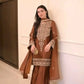 Pure Chinon Silk Embroidered Suit Set with Plazzo & Dupatta – Premium Festive & Party Wear