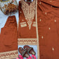 Pure Chinon Silk Embroidered Suit Set with Plazzo & Dupatta – Premium Festive & Party Wear