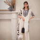 Pure Crepe Embroidered Farshi Plazzo Suit with Organza Dupatta – Party & Festive Wear