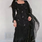 Pure Crepe Silk Embroidered Partywear Suit Set