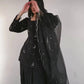 Pure Crepe Silk Embroidered Partywear Suit Set