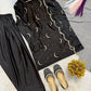 Pure Crepe Silk Embroidered Partywear Suit Set