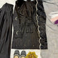 Pure Crepe Silk Embroidered Partywear Suit Set