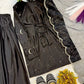 Pure Crepe Silk Embroidered Partywear Suit Set
