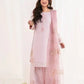 Pure Crepe Silk Embroidered Partywear Suit Set